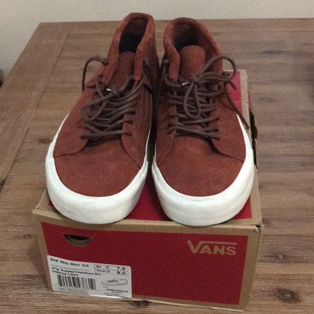 Vans sk8 mid moc CA (pig suede)